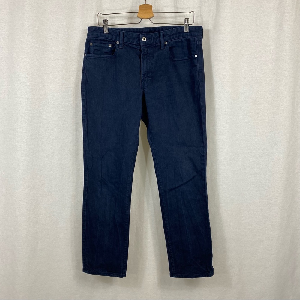 Bonobos Navy Dark Wash Men's Slim Straight Travel Jeans